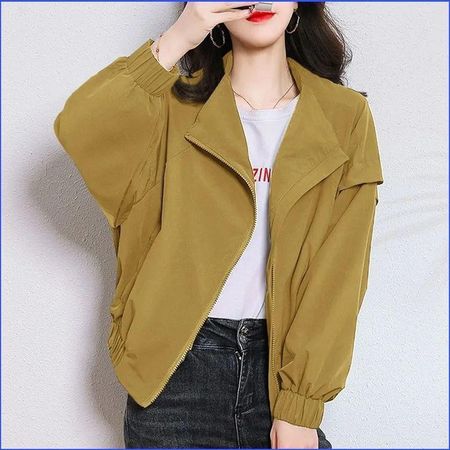 Women's New Long-Sleeved Jacket Versatile Loose Cardigan Top Coat