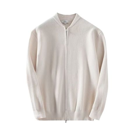 Men's Solid Color Knitted Cardigan Sweater Jacket Casual Slim Fit